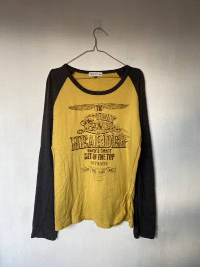 Pre-owned Hysteric Glamour X If Six Was Nine Klein Plus Homme Longsleeve In Yellow