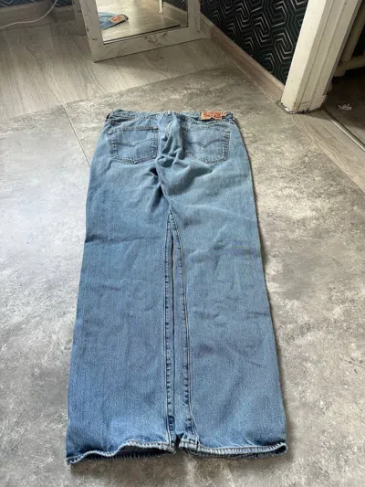 Pre-owned Hysteric Glamour X If Six Was Nine Levis 501 Flared Washed Denim Jeans Y2k Hysteric Glamour