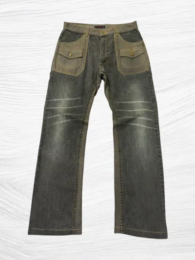 Pre-owned Hysteric Glamour X If Six Was Nine Vintage Utility-style Reconstructed With Front Flap Pockets In Faded Black