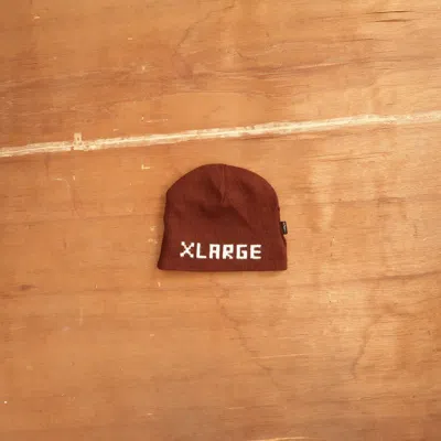 Pre-owned Hysteric Glamour X If Six Was Nine Vintage X-large Reversible Beanie Hat In Brown