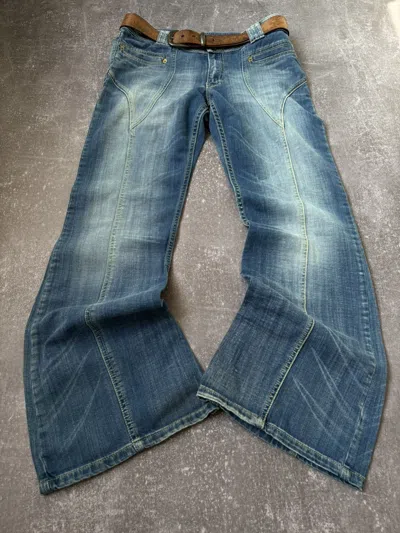 Pre-owned Hysteric Glamour X If Six Was Nine Y2k Vintage Fade Style Jeans If Six Was Nine Style Lgb In Light Blue