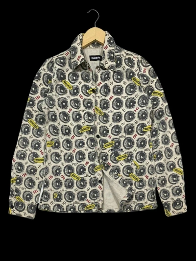 Pre-owned Hysteric Glamour X Seditionaries Vtg Hysteric Glamour Re Sound Overprint Workwear Jacket In Mix Colours