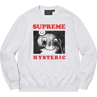 Pre-owned Hysteric Glamour X Supreme Hysteric Glamour Crewneck In Grey