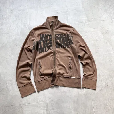 Pre-owned Hysteric Glamour X Undercover Industries Lgb If Six Was Nine Style Zip Sweatshirt Jacket In Brown