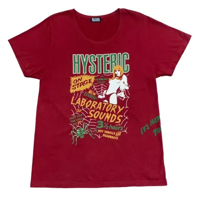 Pre-owned Hysteric Glamour X Vintage Brand Hysteric Glamour Naked Girl T-shirt 2000s In Red