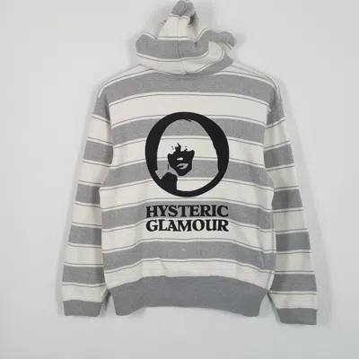 Pre-owned Hysteric Glamour X Vintage Hysteric Glamour Fashion Style Custom Art Hoodies In Gray/white