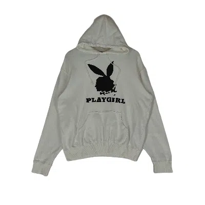 Pre-owned Hysteric Glamour X Vintage Hysteric Glamour Playgirl Big Logo White Hoodie