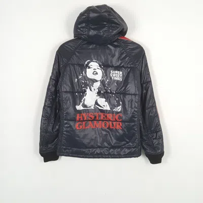 Pre-owned Hysteric Glamour X Vintage Hysteric Glamour Puffer Hoodies In Black