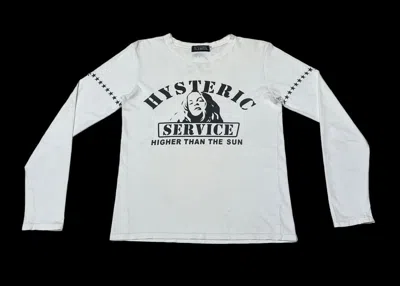Pre-owned Hysteric Glamour X Vintage Hysteric Glamour T- Shirt 2000s In White