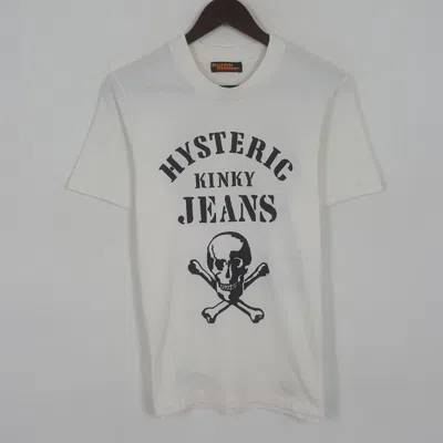 Pre-owned Hysteric Glamour X Vintage Hysteric Kinky Jeans Tshirt In White