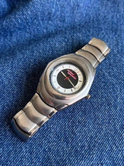Pre-owned Hysteric Glamour X Vintage Japanese Style Futuristic Style Watch 00s In Silver