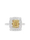 Hyt Jewelry 18kt White Gold Diamond Ring In Silver
