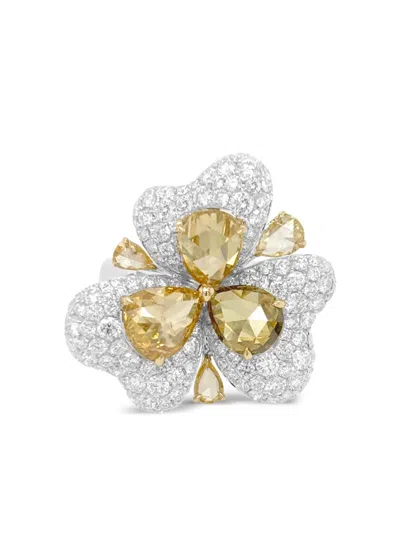 Hyt Jewelry 18k White Gold Diamond Ring