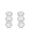 Hyt Jewelry 18k White Gold Rosecut Diamond Earrings