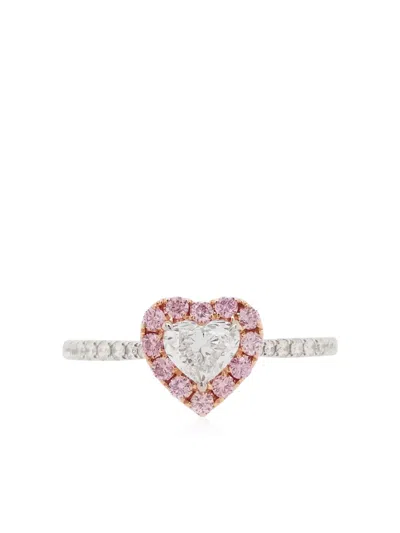 Hyt Jewelry 18kt Gold Argyle Pink Diamond Engagement Ring