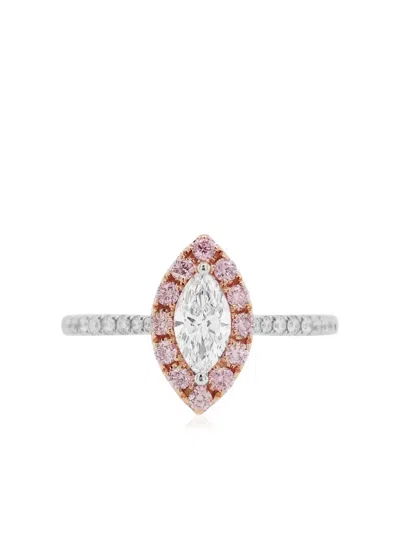 Hyt Jewelry 18kt Gold Argyle Pink Diamond Engagment Ring
