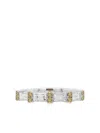 Hyt Jewelry 18kt Weissgoldring Mit Diamanten In Silver
