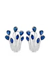 Hyt Jewelry 18kt White Gold Diamond Earrings In Silver