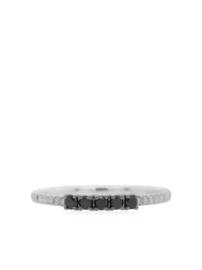 Hyt Jewelry 18kt Weissgoldring Mit Diamanten In Silver