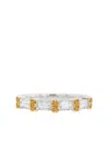 Hyt Jewelry 18kt Weissgoldring Mit Diamanten In Silver
