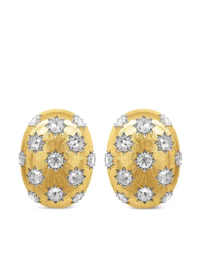 Hyt Jewelry 18kt Yellow Gold Diamond Earrings