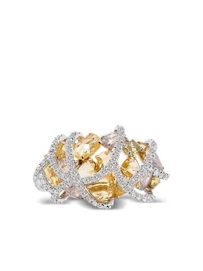 Hyt Jewelry 18kt Yellow Gold Diamond Ring