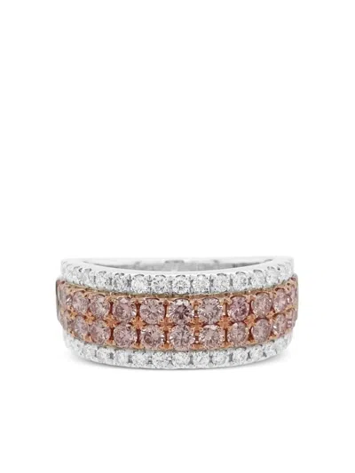 Hyt Jewelry Brilliant Cut Diamonds Fine Ring In Silver