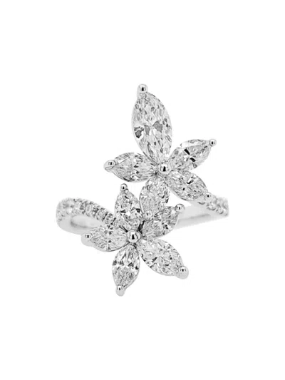 Hyt Jewelry Cluster Fine Ring In Silver