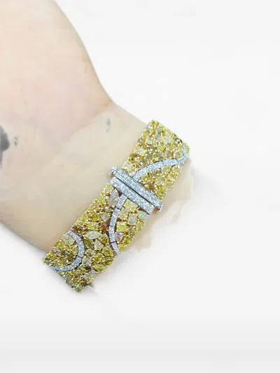 Hyt Jewelry Diamond Bracelet In Gold