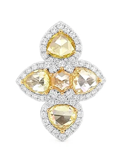 Hyt Jewelry Diamond Cocktail Ring In Gold