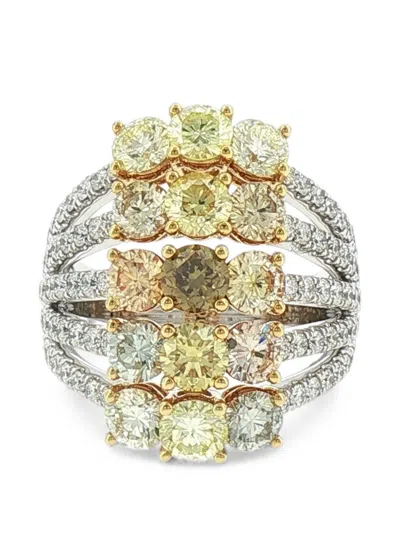 Hyt Jewelry Diamond Cocktail Ring In Gold