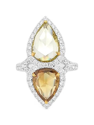 Hyt Jewelry Diamond Cocktail Ring In Neutral