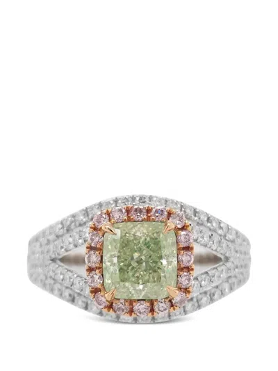 Hyt Jewelry Diamond Ring In Silver