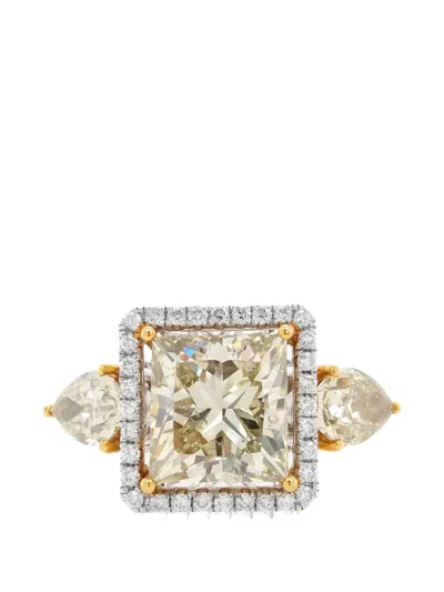 Hyt Jewelry Diamond Ring In Green