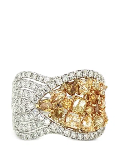 Hyt Jewelry Diamond Ring In Metallic