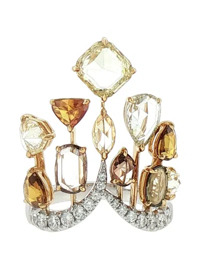 Hyt Jewelry Diamond Ring In Metallic