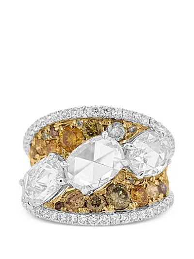 Hyt Jewelry Multi-cut Diamond Cocktail Ring