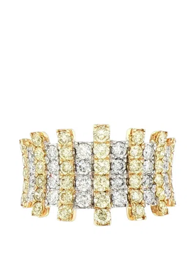 Hyt Jewelry Two-tone Diamond Ring In Gold