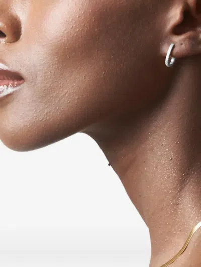 Hzmer Jewellery Essential Huggies Earrings In Metallic
