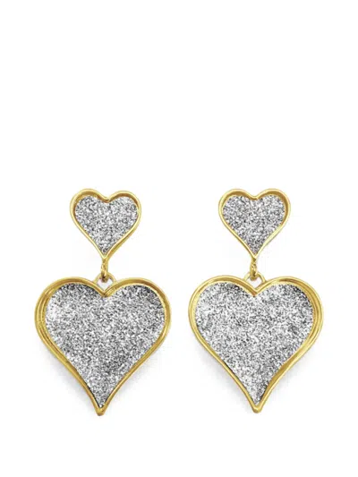 Hzmer Jewellery Prema Drop Earrings In Gold