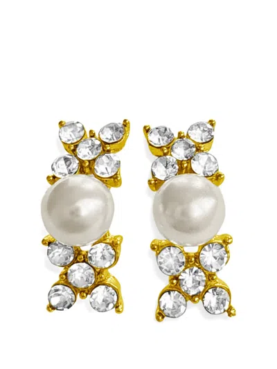 Hzmer Jewellery Svarna Earrings In Gold