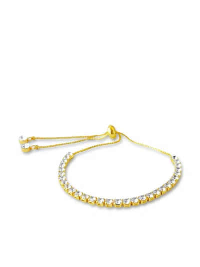 Hzmer Jewelry Crystal-embellished Bracelet In Gold