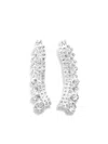 Hzmer Jewelry Crystal-embellished Earrings In Silber