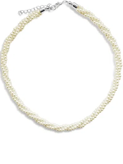 Hzmer Jewelry Pearl-embellished Necklace In ホワイト