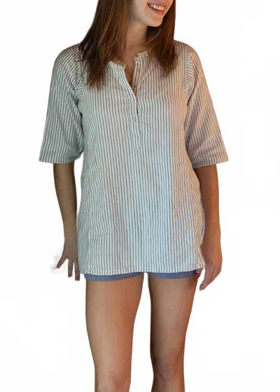 I Am & Co® Voyage Kala Tunic In Blue Stripe