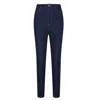 I Am Denim Above & Beyond Tummy Friendly- High Waist Skinny Jeans Dark Blue In Blue