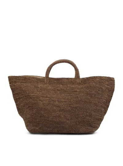 I Beliv Vanilla Raffia Bag In Nude