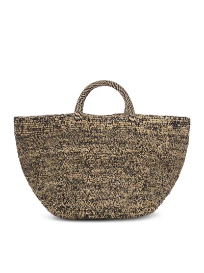 I Beliv Vanilla Raffia Bag In Nude