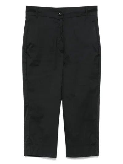 I Blues Cotton Cropped Trousers