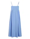Iblues Cotton Sleeveless Dress In Blue
